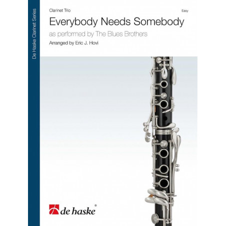 Everybody Needs Somebody by The Blues Brothers - Partition trio de clarinettes - Eric J. Hovi