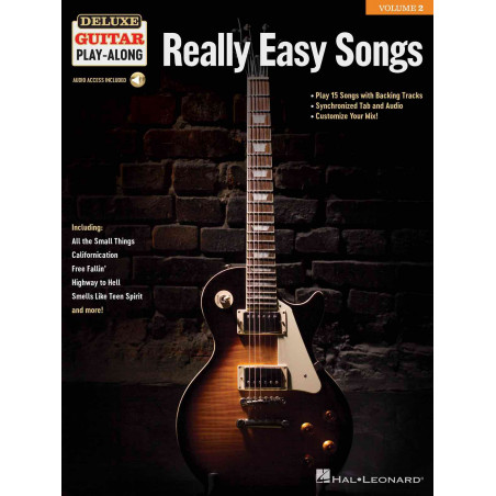 Really Easy Songs Deluxe Guitar Play-Along Volume 2 - Tablatures guitare