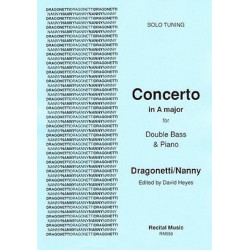 Concerto in A Major for double bass et piano - Dragonetti/Nanny