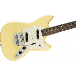 Fender American Performer Mustang + housse deluxe - touche palissandre - Vintage White - Guitare électrique