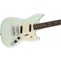 Fender American Performer Mustang + housse deluxe - touche palissandre - Satin Sonic Blue - Guitare électrique