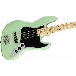 Fender American Performer Jazz Bass + housse deluxe - touche érable - Satin Surf Green - Basse électrique