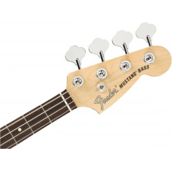 Fender American Performer Mustang Bass + housse deluxe - touche palissandre - 3-Color Sunburst - Basse électrique