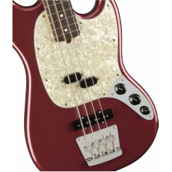 Fender American Performer Mustang Bass + housse deluxe - touche palissandre - Aubergine - Basse électrique