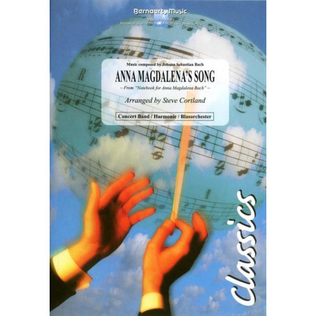 Anna Magdalena's Song - Johann Sebastian Bach - Partitions Orchestre d'harmonie