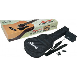 Pack guitare acoustique Ibanez V50NJP - Jam Pack - naturel - stock B