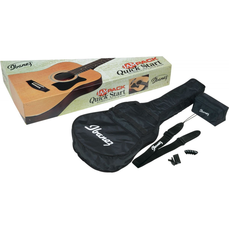 Pack guitare acoustique Ibanez V50NJP - Jam Pack - naturel - stock B