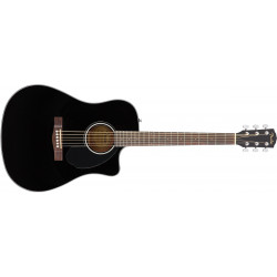 Fender CD-60SCE Dreadnought black - guitare électro-acoustique