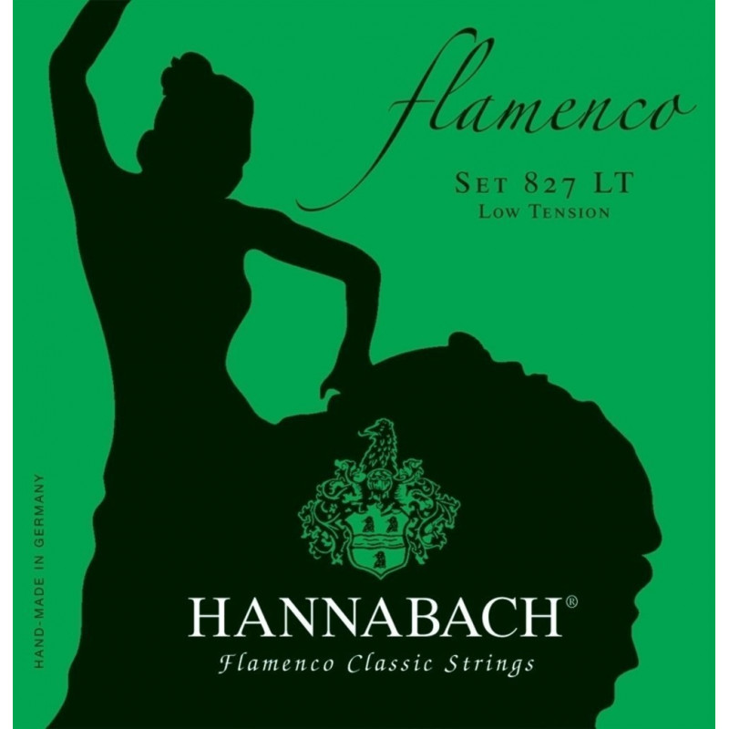 Hannabach 827LT - Cordes guitare flamenco - tension faible