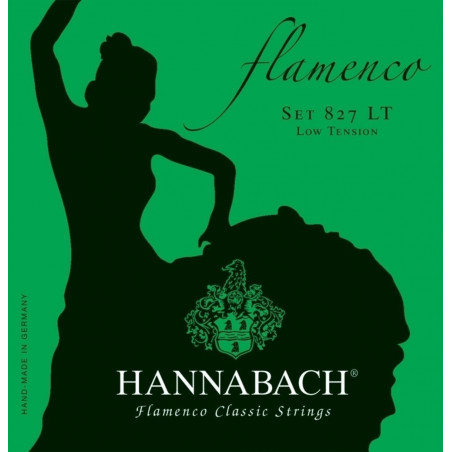 Hannabach 827LT - Cordes guitare flamenco - tension faible