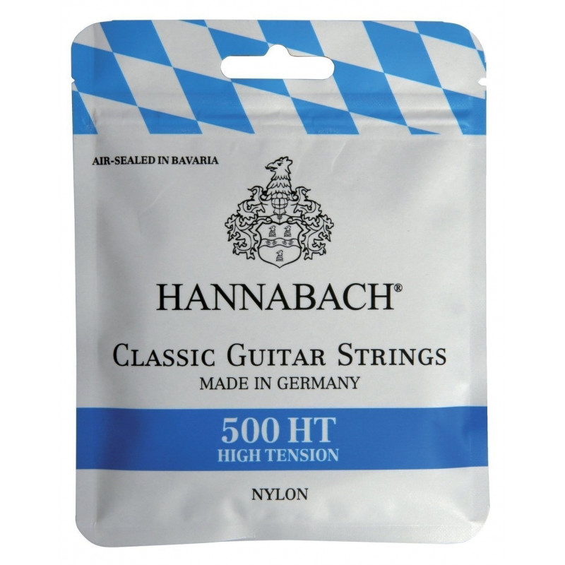 Hannabach 500HT - Cordes guitare classique - tension forte