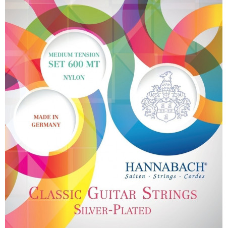 Hannabach 600MT - Cordes guitare classique - tension medium