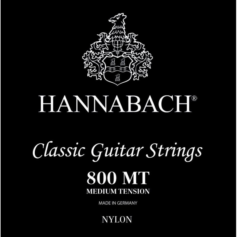 Hannabach 800MT  - Cordes guitare classique - tension medium