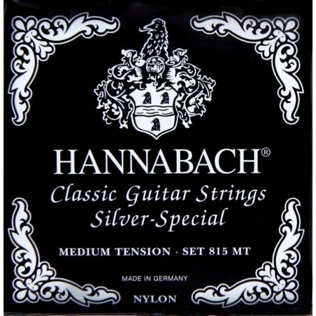 Hannabach 815MT  - Cordes guitare classique - tension medium