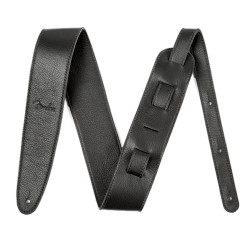 Fender - Artisan Crafted Leather Strap 2,5" Black - Sangle guitare