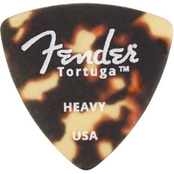 Fender - Médiator TORTUGA FORME 346 Heavy - pack de 6 médiators guitare