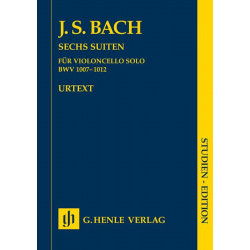 Sechs Suiten für violoncello solo - Violoncelle - Johann Sebastian Bach