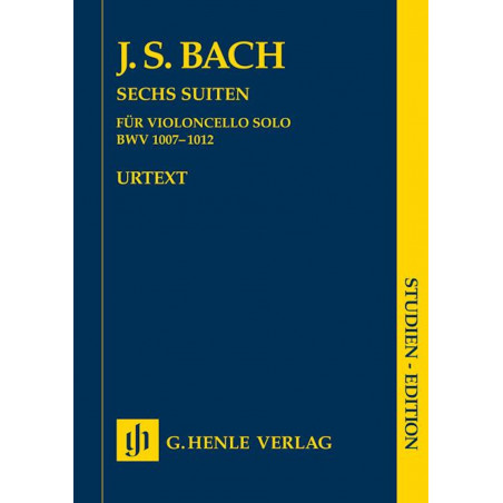 Sechs Suiten für violoncello solo - Violoncelle - Johann Sebastian Bach