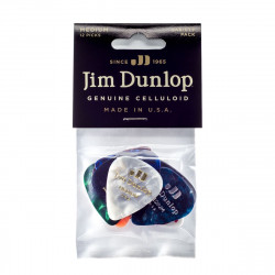 Dunlop PVP106 - Pack de 12 médiators Celluloid medium