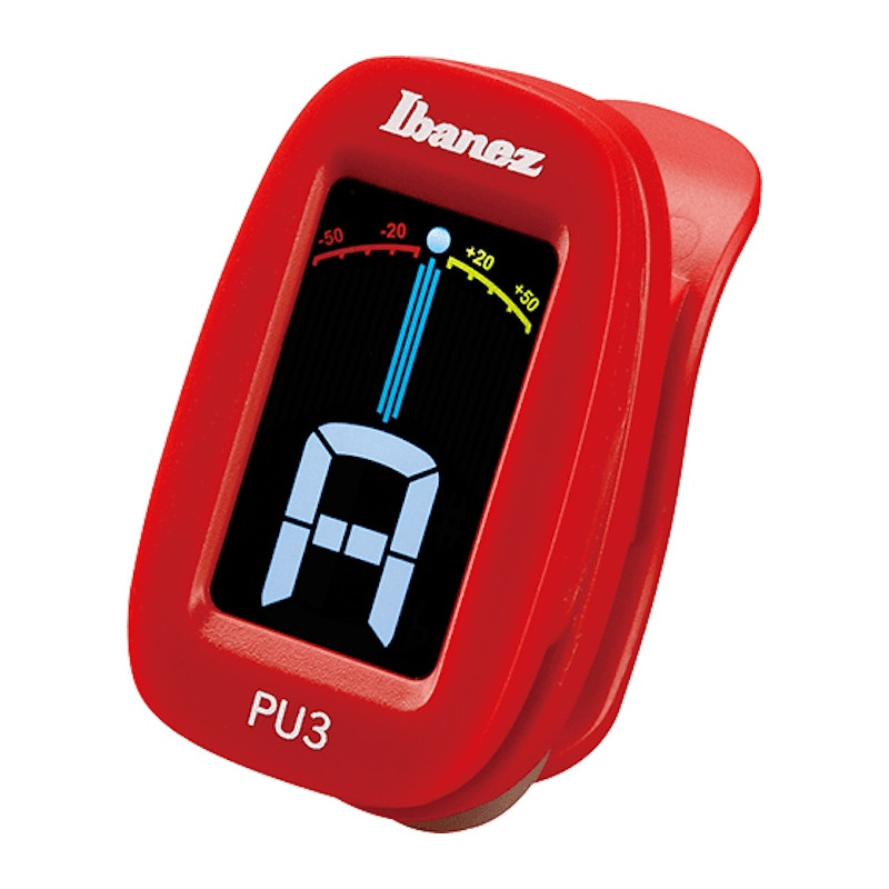 Ibanez PU3-RD - Accordeur chromatique à pince - Rouge