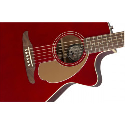 Fender Newporter Player Candy Apple Red - guitare électro-acoustique