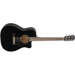 Fender Classic Design CC-60SCE Black - Guitare électro-acoustique