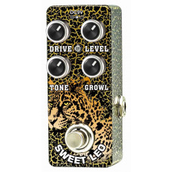 X-vive  XVI-O2 Tube sweet Leo noir - pédale overdrive guitare