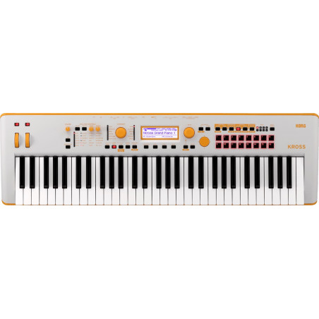 Korg Kross2-61-GO - Clavier workstation 61 notes - néon orange