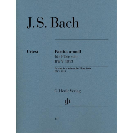 Partita a-moll BWV 1013 -  Johann Sebastian Bach - Flûte