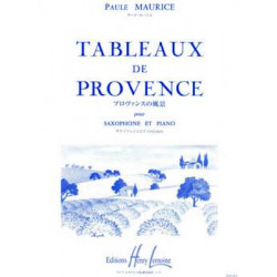 Tableaux de Provence -  Paule Maurice - Saxophone alto et piano