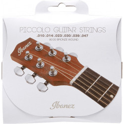Ibanez IPCS6C - Jeu de cordes guitare acoustique Piccolo Ibanez EWP - Bronze 80/20 - Extra Light 10-47