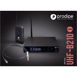 Prodipe PACK UHF DSP GB LANEN - Système UHF + câble actif guitare/basse