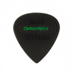 1 Mediator PickBoy PB200 - Carbon nylon  - 0,75 mm - noir