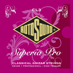 Rotosound CL3 Grade 1 Pro Superia Pro - Jeu de cordes guitare classique - tension dure