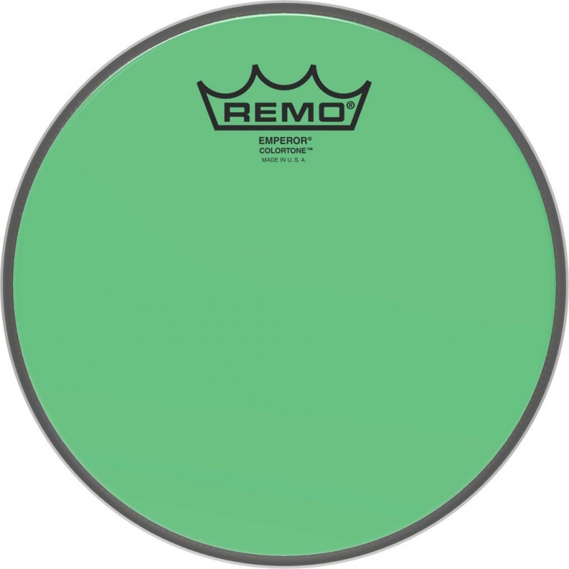 Remo BE-0308-CT-GN - Peau de frappe Emperor Colortone, vert, 8''