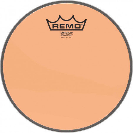 Remo BE-0308-CT-OG - Peau de frappe Emperor Colortone, orange, 8"
