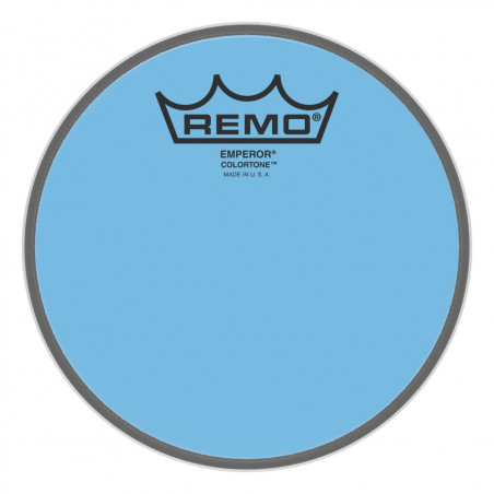 Remo BE-0306-CT-BU - Peau de frappe Emperor Colortone, bleu, 6''