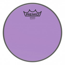 Remo BE-0308-CT-PU - Peau de frappe Emperor Colortone, violet, 8''