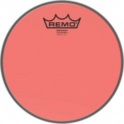 Remo BE-0308-CT-RD - Peau de frappe Emperor Colortone, rouge, 8''