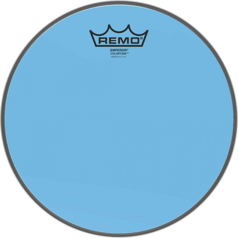 Remo BE-0310-CT-BU - Peau de frappe Emperor Colortone, bleu, 10''
