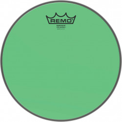 Remo BE-0310-CT-GN - Peau de frappe Emperor Colortone, vert, 10''