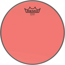 Remo BE-0310-CT-RD - Peau de frappe Emperor Colortone, rouge, 10''