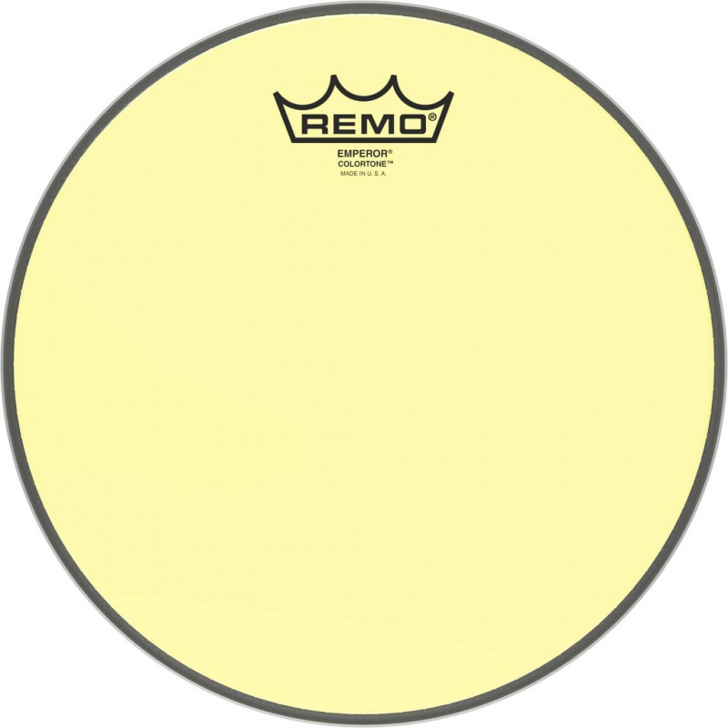 Remo BE-0310-CT-YE - Peau de frappe Emperor Colortone, jaune, 10''