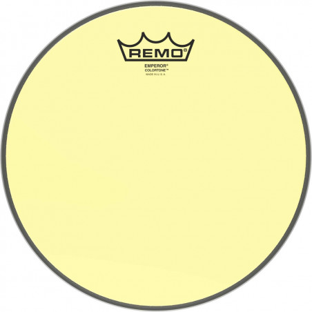 Remo BE-0310-CT-YE - Peau de frappe Emperor Colortone, jaune, 10''