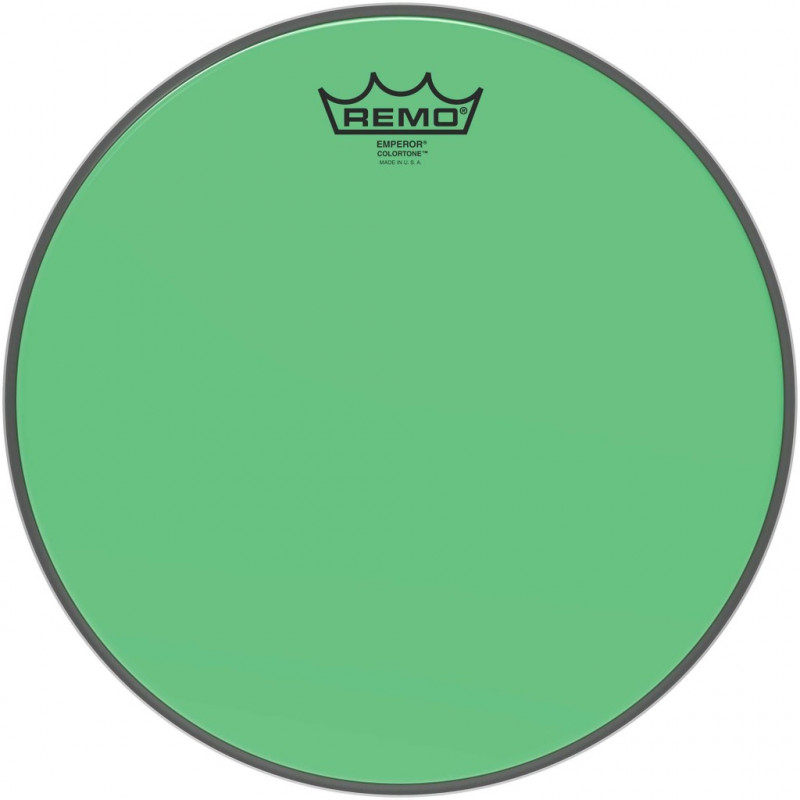 Remo BE-0312-CT-GN - Peau de frappe Emperor Colortone, vert, 12''