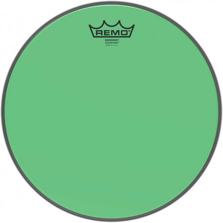 Remo BE-0312-CT-GN - Peau de frappe Emperor Colortone, vert, 12''