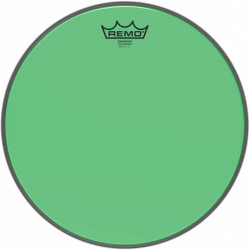 Remo BE-0313-CT-GN - Peau de frappe Emperor Colortone, vert, 13''