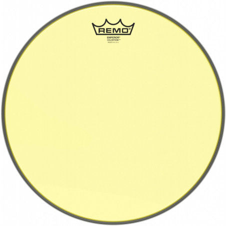 Remo BE-0313-CT-YE - Peau de frappe Emperor Colortone, jaune, 13''