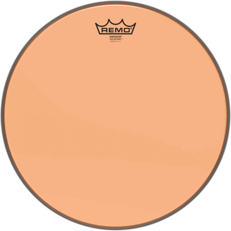 Remo BE-0314-CT-OG - Peau de frappe Emperor Colortone, orange, 14''