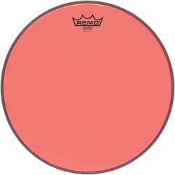 Remo BE-0314-CT-RD - Peau de frappe Emperor Colortone, rouge, 14''